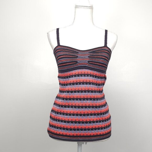 M MISSONI Multicolored Knit Sleeveless Tank Top - Picture 2 of 13